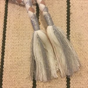 J. Crew Accessories - J.Crew tassel silver belt J. Crew Accessories - J.Crew tassel silver belt